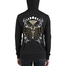Load image into Gallery viewer, ANIMUS collection-Unisex zip hoodie-ORB OF NIGHT

