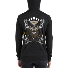 Load image into Gallery viewer, ANIMUS collection-Unisex zip hoodie-ORB OF NIGHT