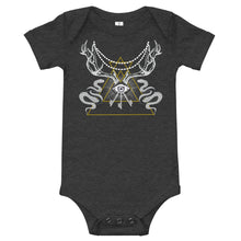 Load image into Gallery viewer, ANIMUS Collection-Antlers Babie onesie-TRIANGLE EYES
