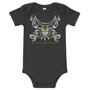 ANIMUS Collection-Antlers Babie onesie-TRIANGLE EYES