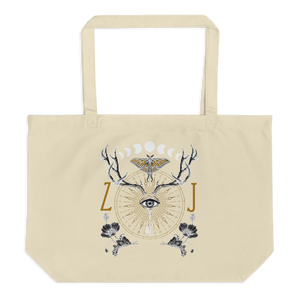 ANIMUS Collection-Large organic tote bag-ORB OF NIGHT