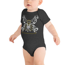 Load image into Gallery viewer, ANIMUS Collection-Antlers Babie onesie-TRIANGLE EYES
