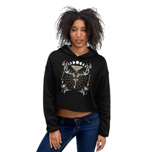 ANIMUS Collection-Crop Hoodie-ORB OF NIGHT